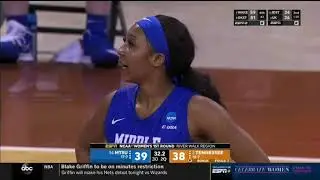 Rae Burrell vs MTSU 22 PTS        3.21.21