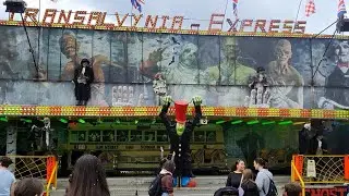 Transalvynia Express Ghost Train On Ride Charles Cole FunFair Ferndown May 2024 #ghosttrain #funfair