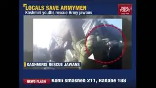 Kashmiri Youths Rescue Army Jawans Who Met With Accident