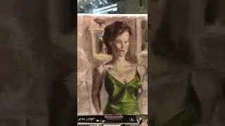Sargent style color study #art #sargent #oilpainting #fineart #oilsketch #beautiful