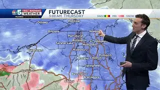 Multiple rounds of snow this week in Vermont, Northern New York (02-10-25)