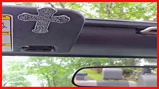 Silver Cross Visor Clip: A Blessing for Safe Travels and Peace of Mind