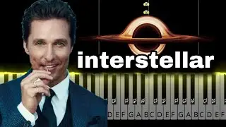 Interstellar - Hans Zimmer Main Theme | easy Piano Tutorial