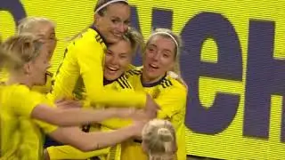 USWNT vs. Sweden: Lina Hurtig Goal - April 10, 2021
