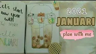 PLAN WITH ME 📚 | Januari 2021 | Indonesia 🇮🇩 | Eng Sub