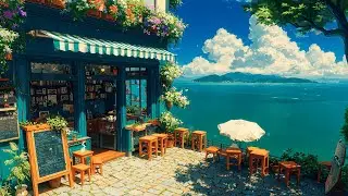 Coastal Book Nook 📚 Morning Lofi Vibes for Seaside Study Time ✨ Lofi Hip Hop to Heal & Focus