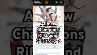 New champions - Riftbound Spiritforged #riftbound #leagueoflegends #tcg #arcane