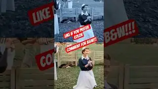 1950s Football: Colorized vs. Black & White 🏈 Vote! #shorts