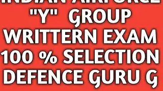 HOW TO CLEAR AIR FORCE Y GROUP EXAM