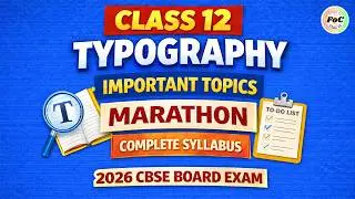 Typography & Computer Application | Marathon 🔥 Important Topics | Class 12 CBSE 2026 Board Exam