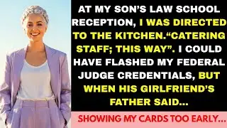 At My Son’s Law School Event, They Mistook Me For Staff - Until They Heard My Name Called As The...