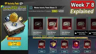 Rp activity pack week 7 & week 8 Explained with Amazing rebate Event