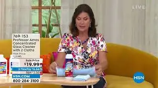 Professor Amos Concentrated Glass Cleaner with 2 Cloths