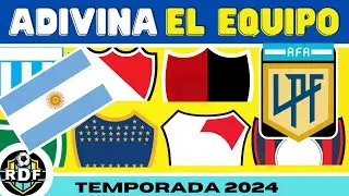 Adivina el EQUIPO. QUIZ⚽️😃 Edición: Primera División de Argentina. (2024).