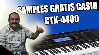 Paquete de samples Casio CTK-4400 Gratis