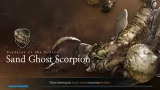 Hundred Soul - Sand Ghost Scorpion (Boss Normal Low Power)