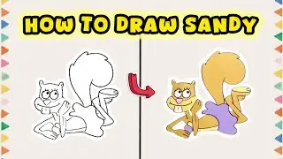 How to Draw Sandy Cheeks from SpongeBob SquarePants &ndash; Easy Guide