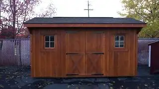 Backyard Unlimited's Board & Batten 8x15 Quaker