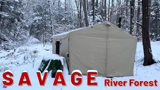 Savage River Forest M.D. Tent Camping in the Snow, December 2025
