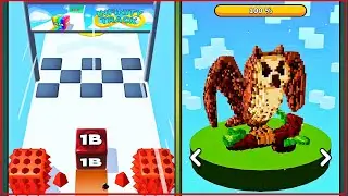 Jelly Run 2048 #6th Gameplay Building New Home | 1 Billion Cube 🤑😛 Eagle Home