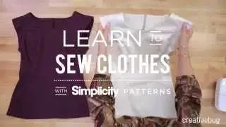 Learn to Sew Clothes with Simplicity + Creativebug