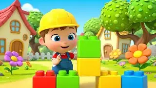 Roblox Tiny Builder Broke the Tower | Funny Toddler Song | Kids Rhymes