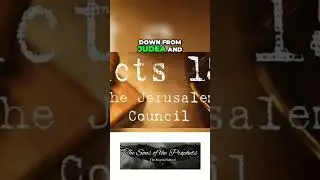 Unlocking the Secrets of the Council of Jerusalem in Acts Chapter 15