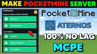 How to make pocketmine server in aternos | How to make pocketmine server | Minecraft pe