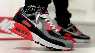 PERFECTION! NIKE AIR MAX 90 BLACK INFRARED CARBON FIBER Review & On Feet