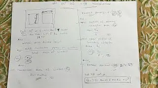 Output Equation of 3-phase transformer in ac machine design ,GTU in gujarati language.