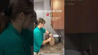 easy crockpot apple cider 🍎 #cooking #crockpotcooking #slowcookerrecipes