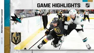 Sharks @ Golden Knights 4/24 l NHL Highlights 2022