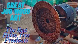 Unique Palm Wood Ashtray | Artisan Woodturning
