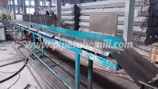 32 Square Pipe Making Machine, Steel Square Tube Mill Machine, ERW 32 Pipe Mill Display
