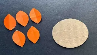 Wall Hanging Paper Craft | Easy Paper Flower Home Decoration | Colour Paper Flower 