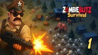 Zombie Blitz: Выживание. Геймплей. Часть 1 &ndash; Авиаудар штурмовика против бесконечной орды зомби!