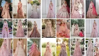 light pink 🌸🌸  colour 🪷 bridal lehenga designs।। लाइट पिंक दुल्हन लहंगा ब्लाउज डिजाइन।।