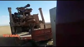 The drilling machine is removed essoufi forage