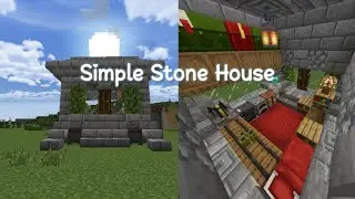 Simple Stone House building tutorial || Minecraft|| part-2||