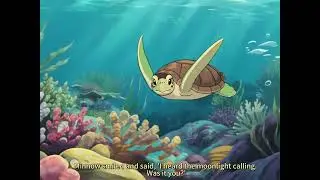 🐢 A Turtle&rsquo;s Wish Under the Moon | Soothing Ocean Bedtime Story