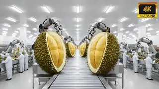 Inside a High-Tech Durian Factory: From Orchard to Frozen Product (Factory Tour)