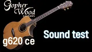 Gopher Wood Guitar- G620CE / Sound Test