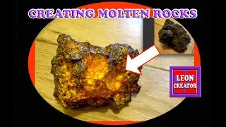 How Make Hot Glowing MOLTEN LAVA Effect on Rock!