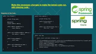 4. Spring Core  | Problem Statement
