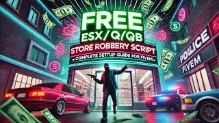 [FREE] ESX/QB Store Robbery Script | Complete Setup Guide for FiveM | MJ DEVELOPMENT