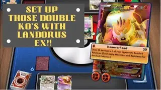 PTCGO Legacy: Set up multiple KOs with Landorus EX!