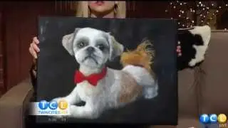 Splendid Beast on Twin Cities Live - Custom Pet Oil Paintings