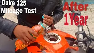 KTM Duke 125 Mileage Test After 1year full details
