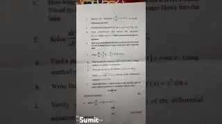 +3 second semester mathematics honours (core-4) 2024 question paper #utkaluniversity