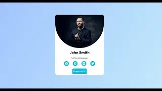How To Make Profile Card Using HTML And CSS